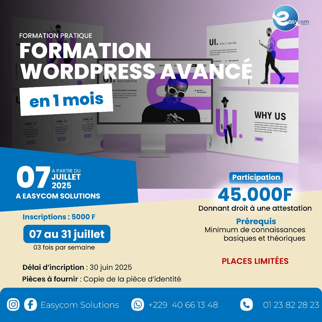 Formation Wordpress Avancé