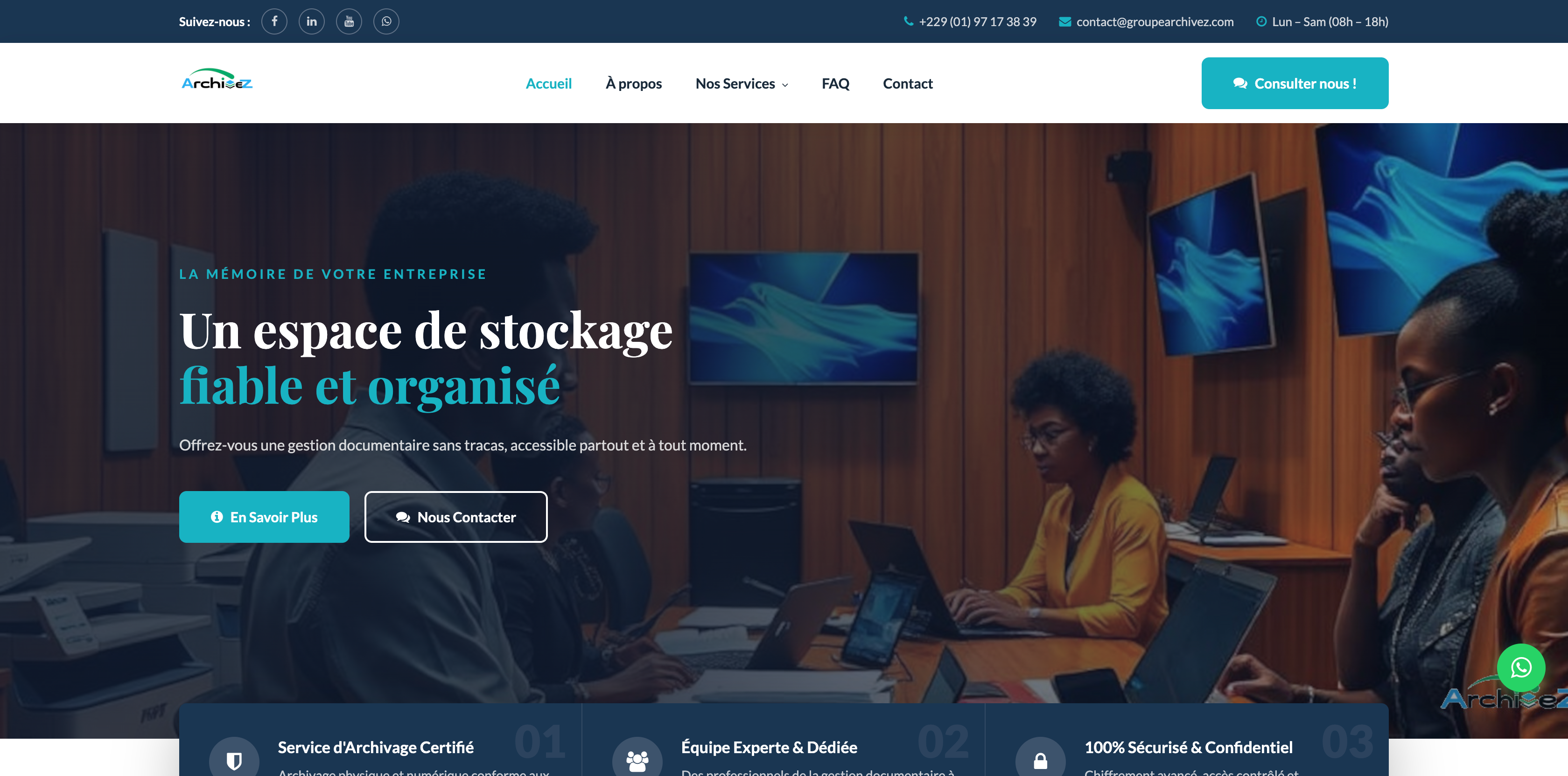 Groupe archivez